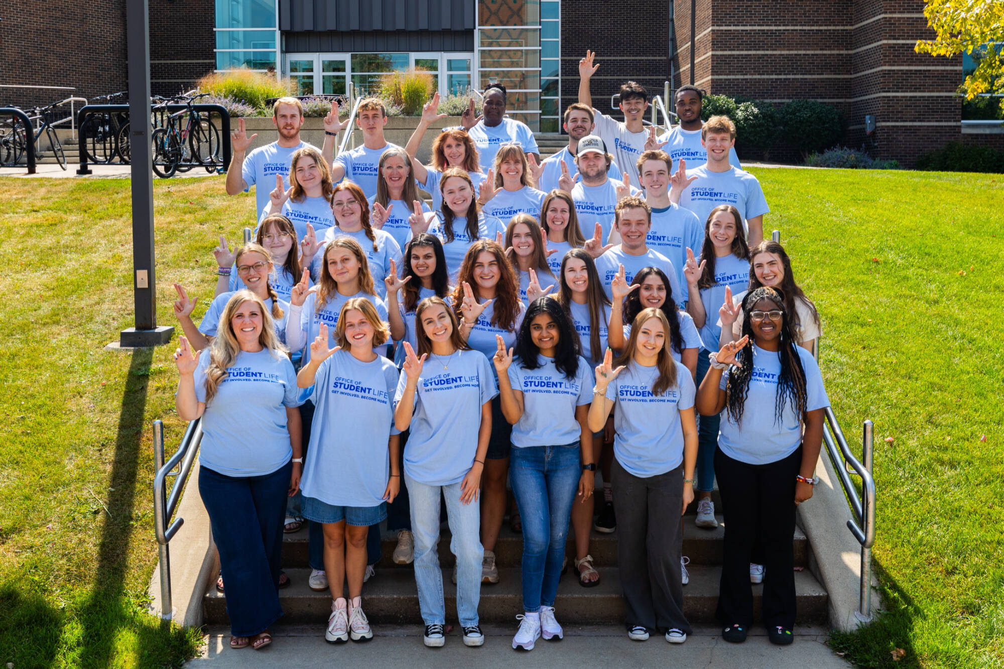 Group photo of 2025 Student Life staff